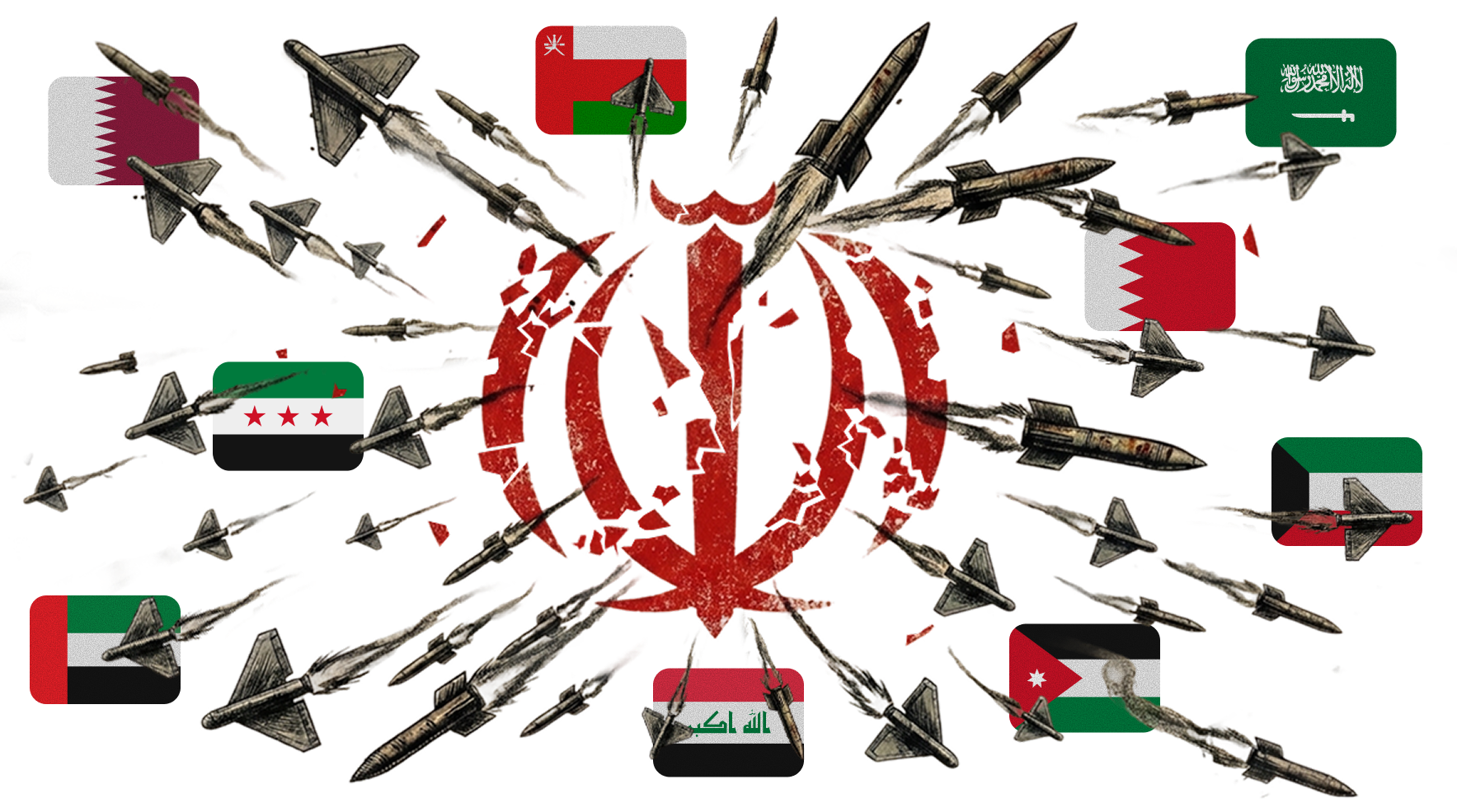 Iran attacks on Arab states